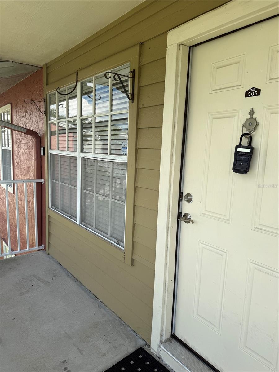 Front door patio