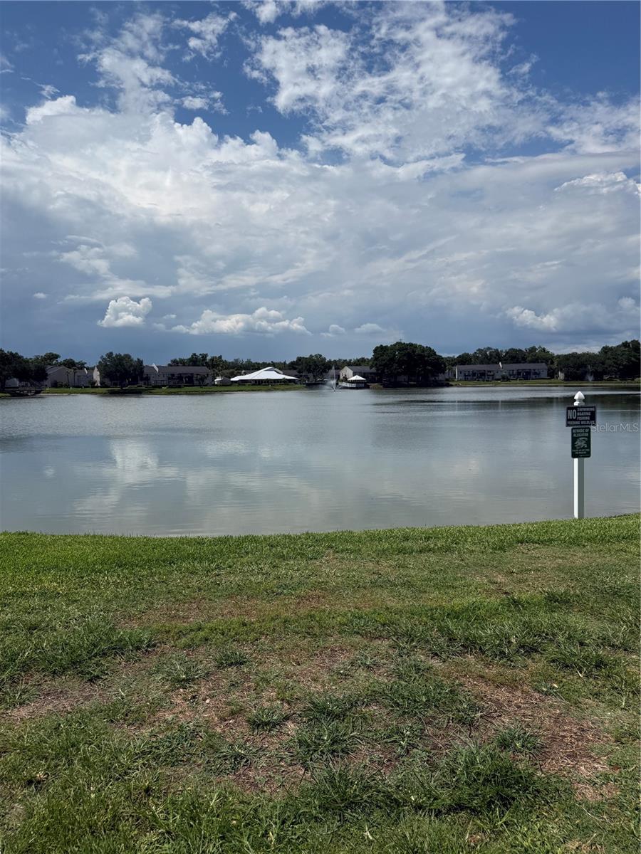 Front door water view