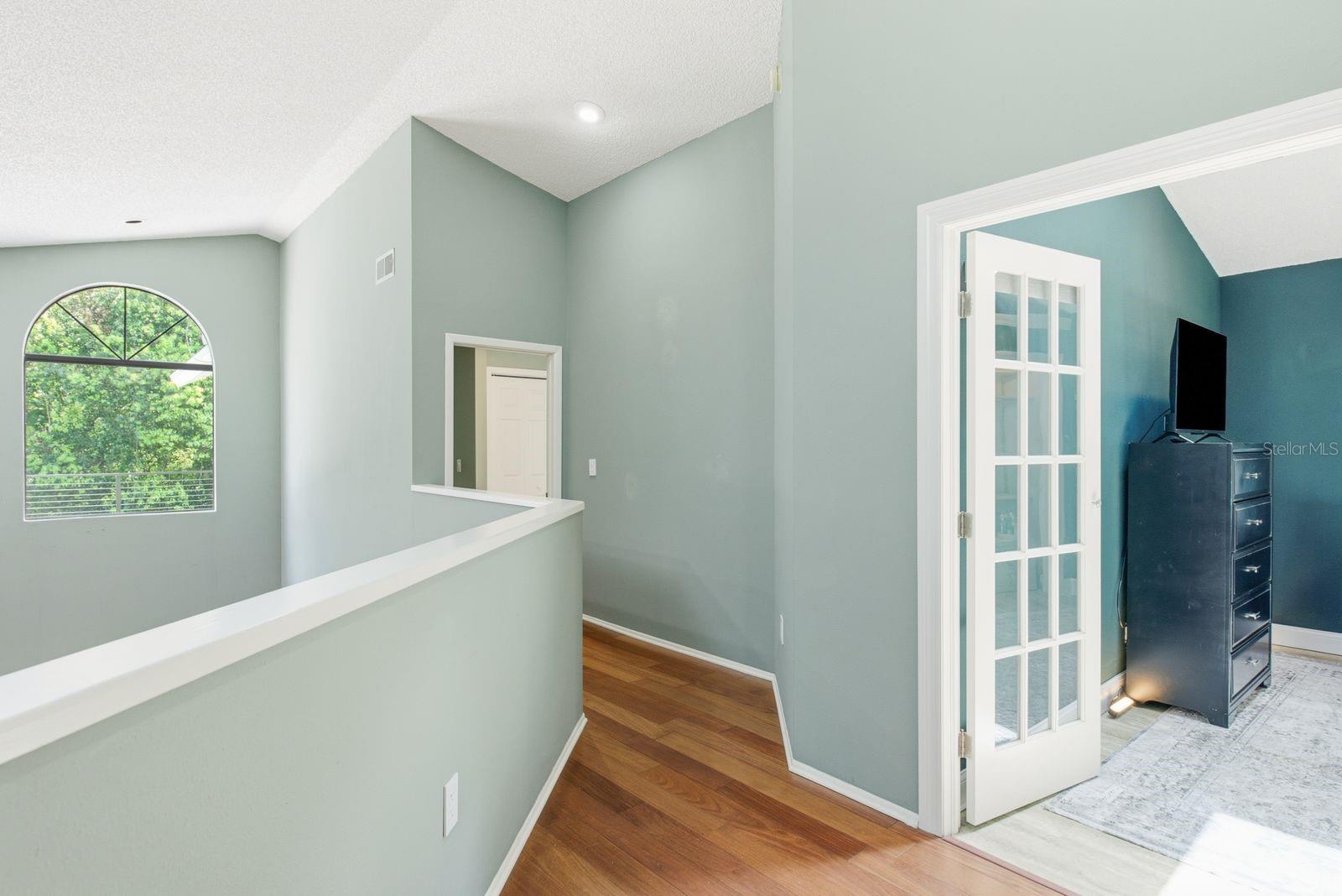2nd floor hallway from Bedroom #2/study to Primary