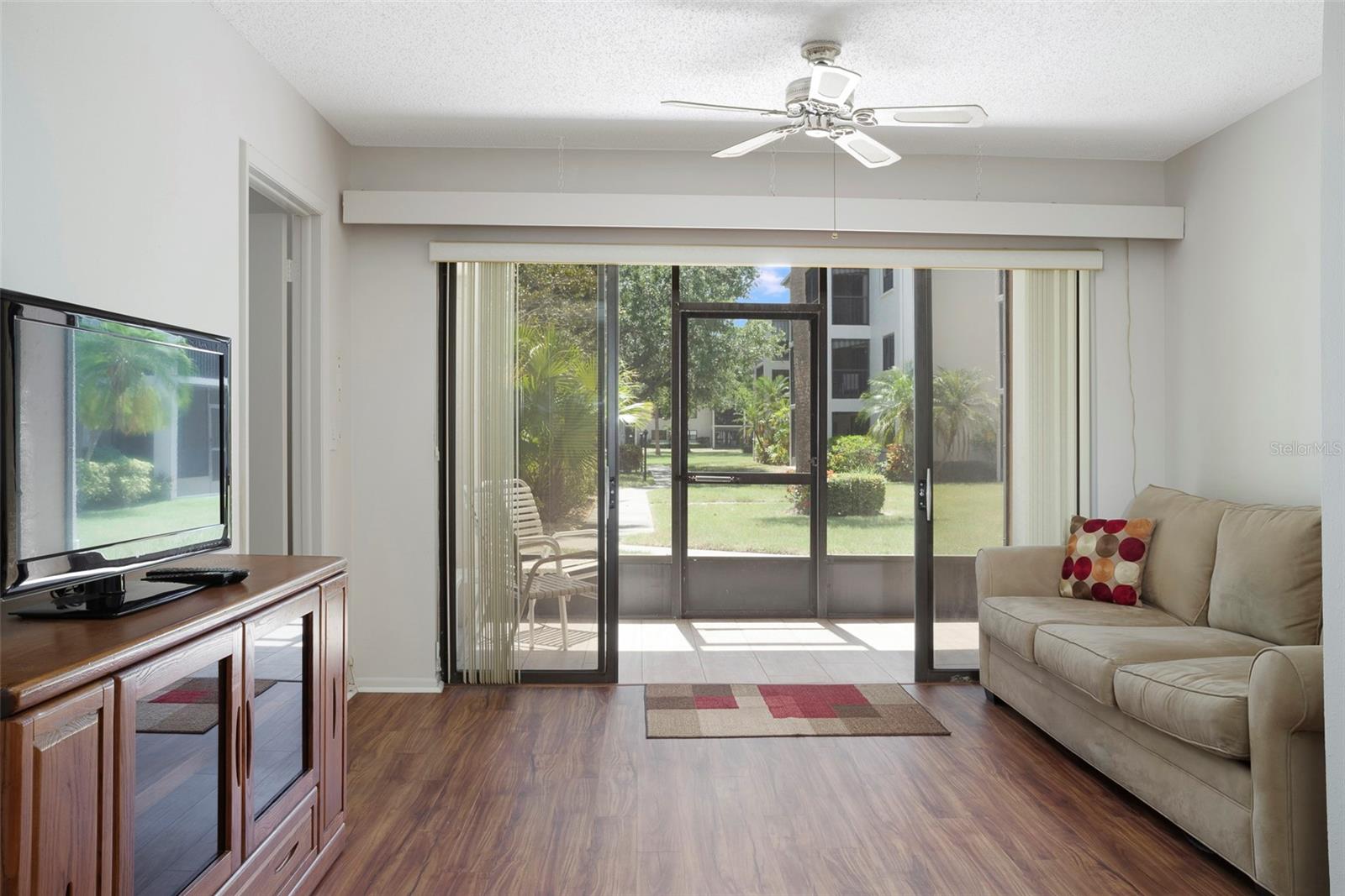 Florida Room Looking Onto Courtyard