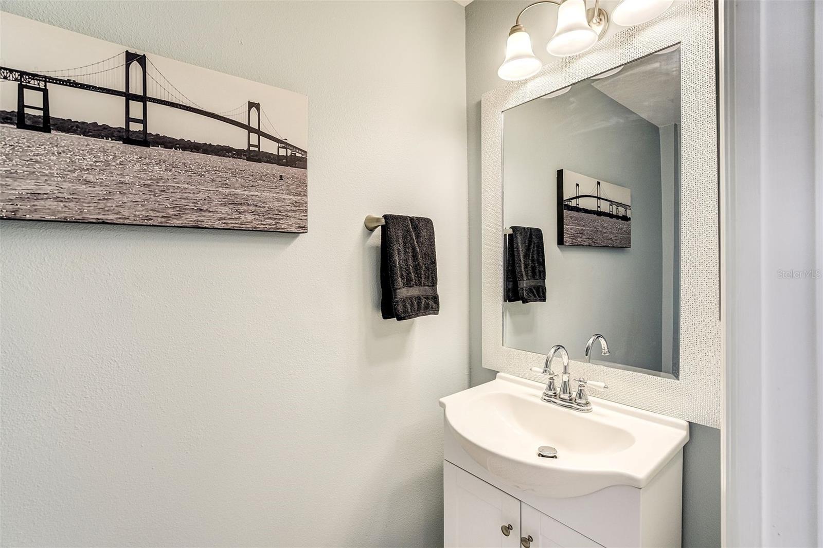 Half Bathroom On First Floor