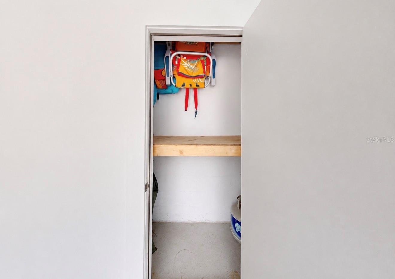 Storage Closet in Carport