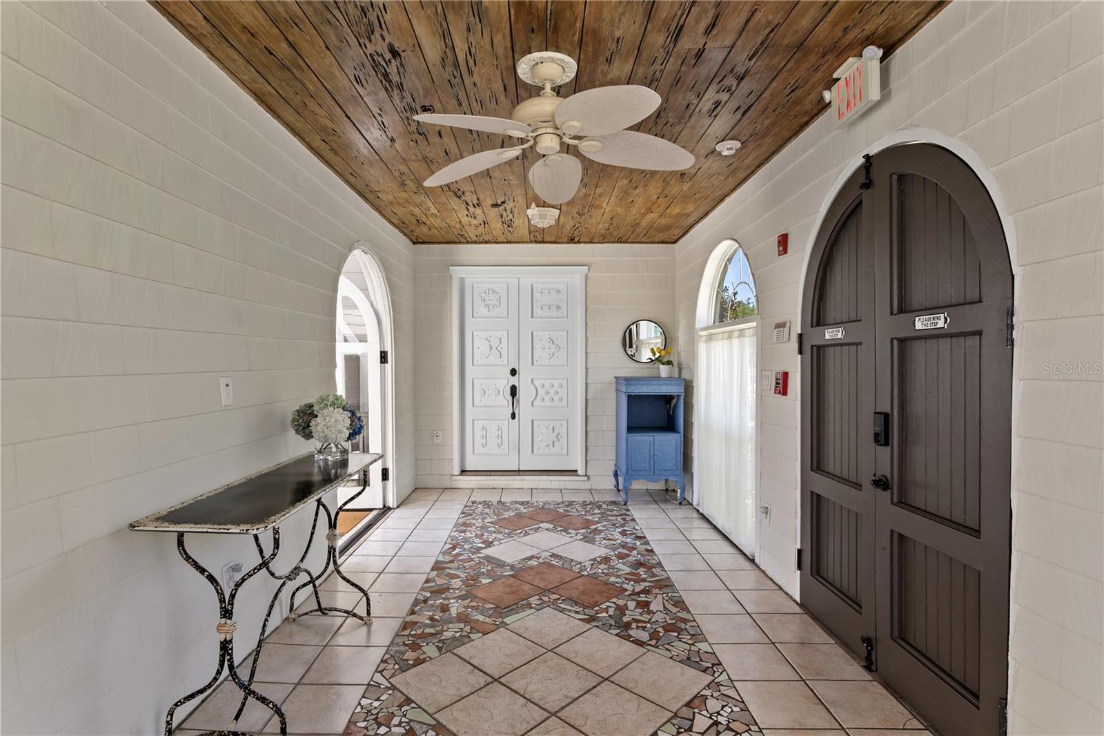 Foyer leading to inside home