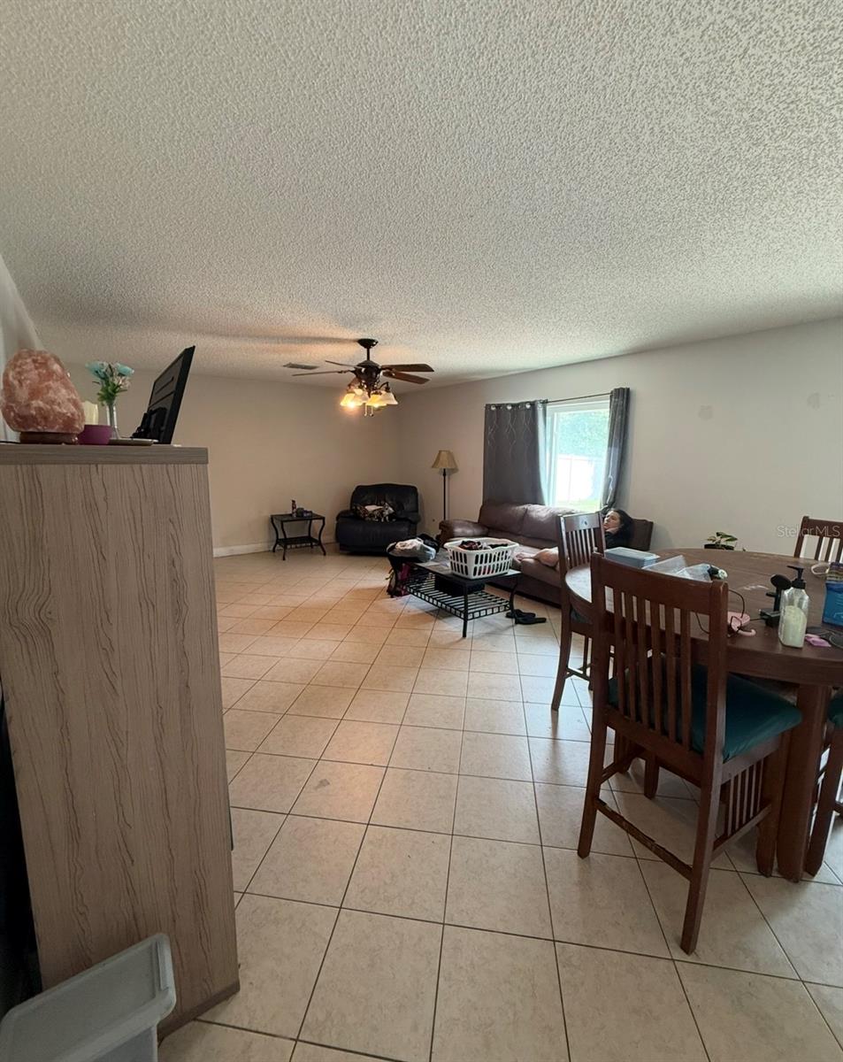 Eat-in kitchen and family room