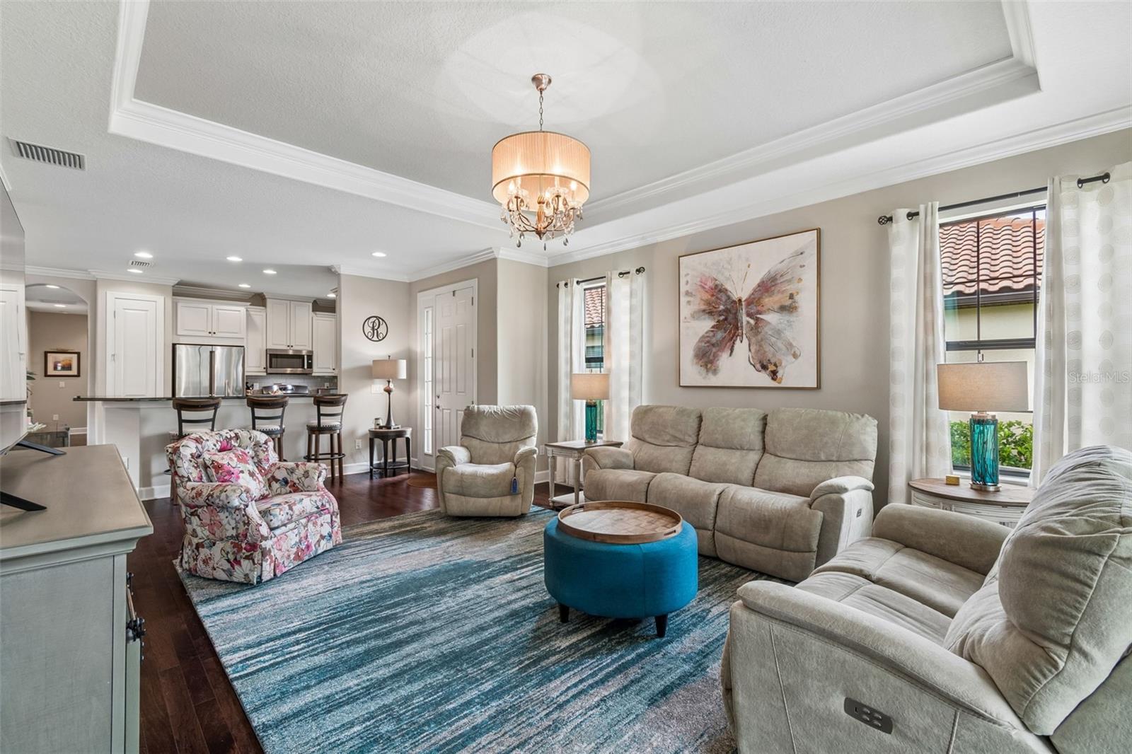 Great space for conversation and entertaining