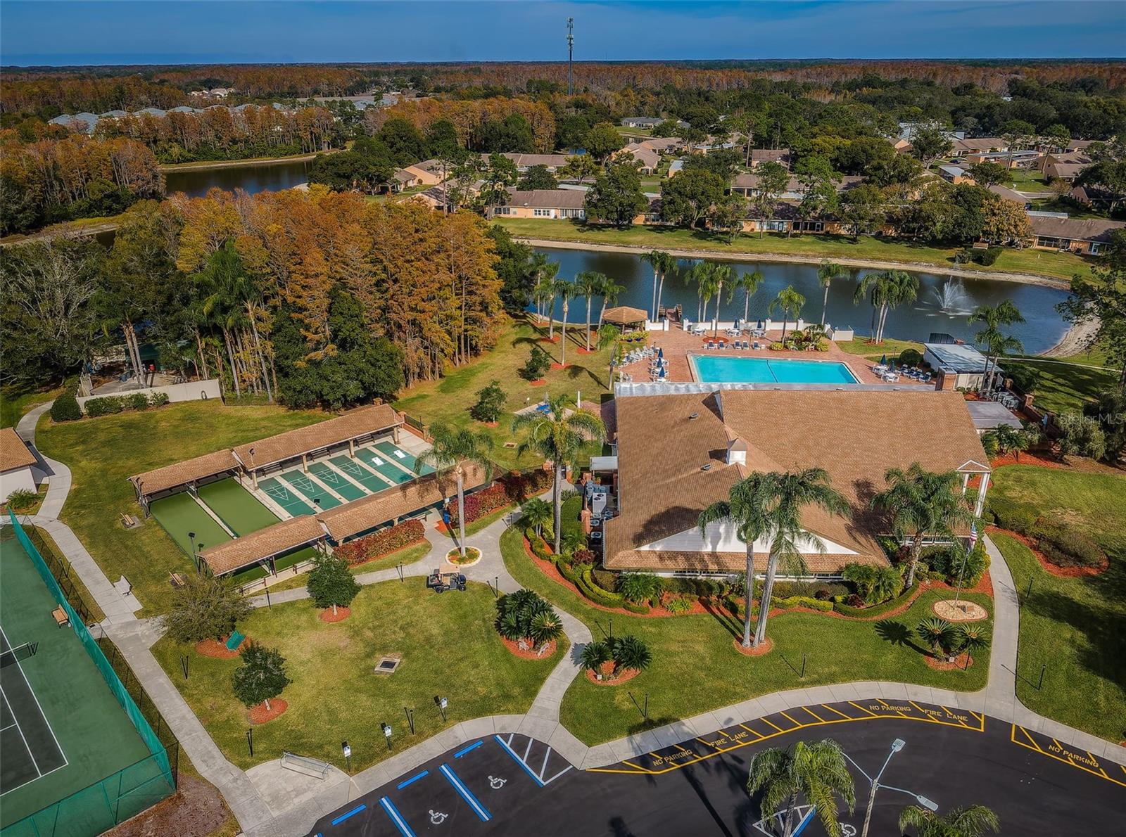 Heritage Lake 55+ Community Amenities Aerial