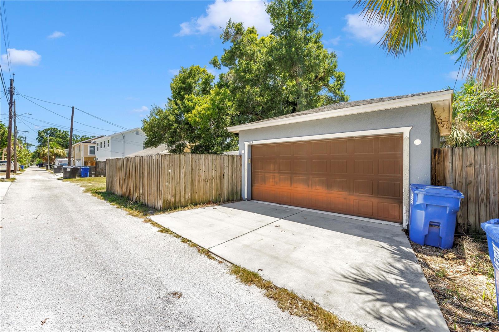 ALLEY ACCESS TO 2 CAR GARAGE