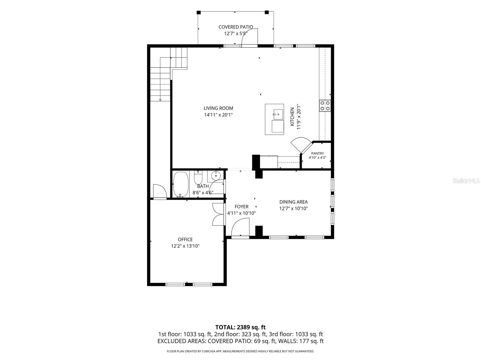 1ST LEVEL FLOORPLAN