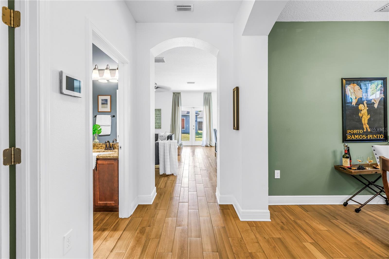 PASSAGE INTO HOUSE