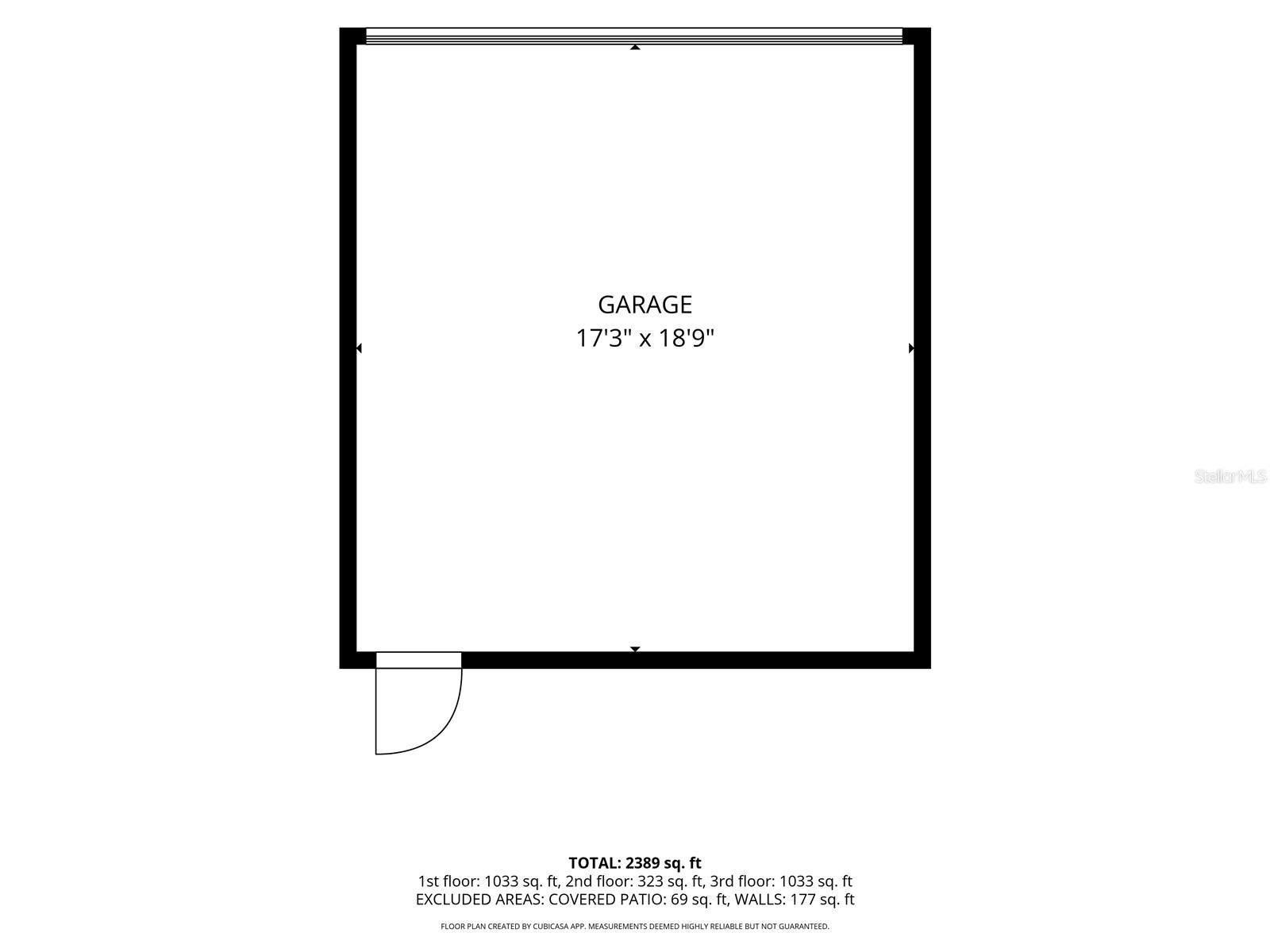 GARAGE DIMENSIONS
