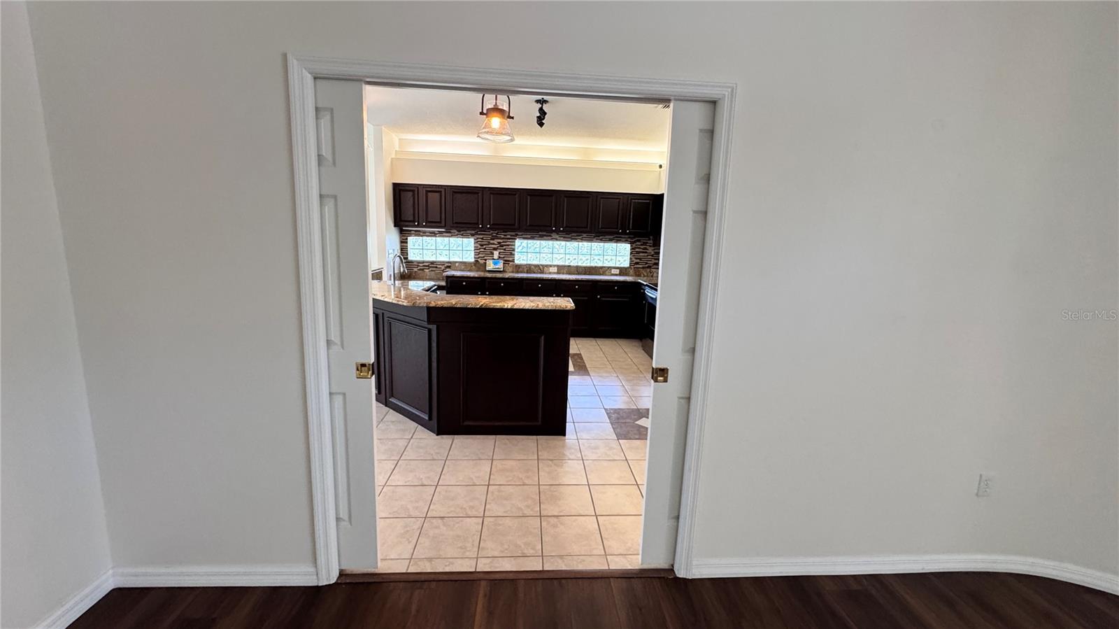 Pocket Doors from Living Room to Kitchen