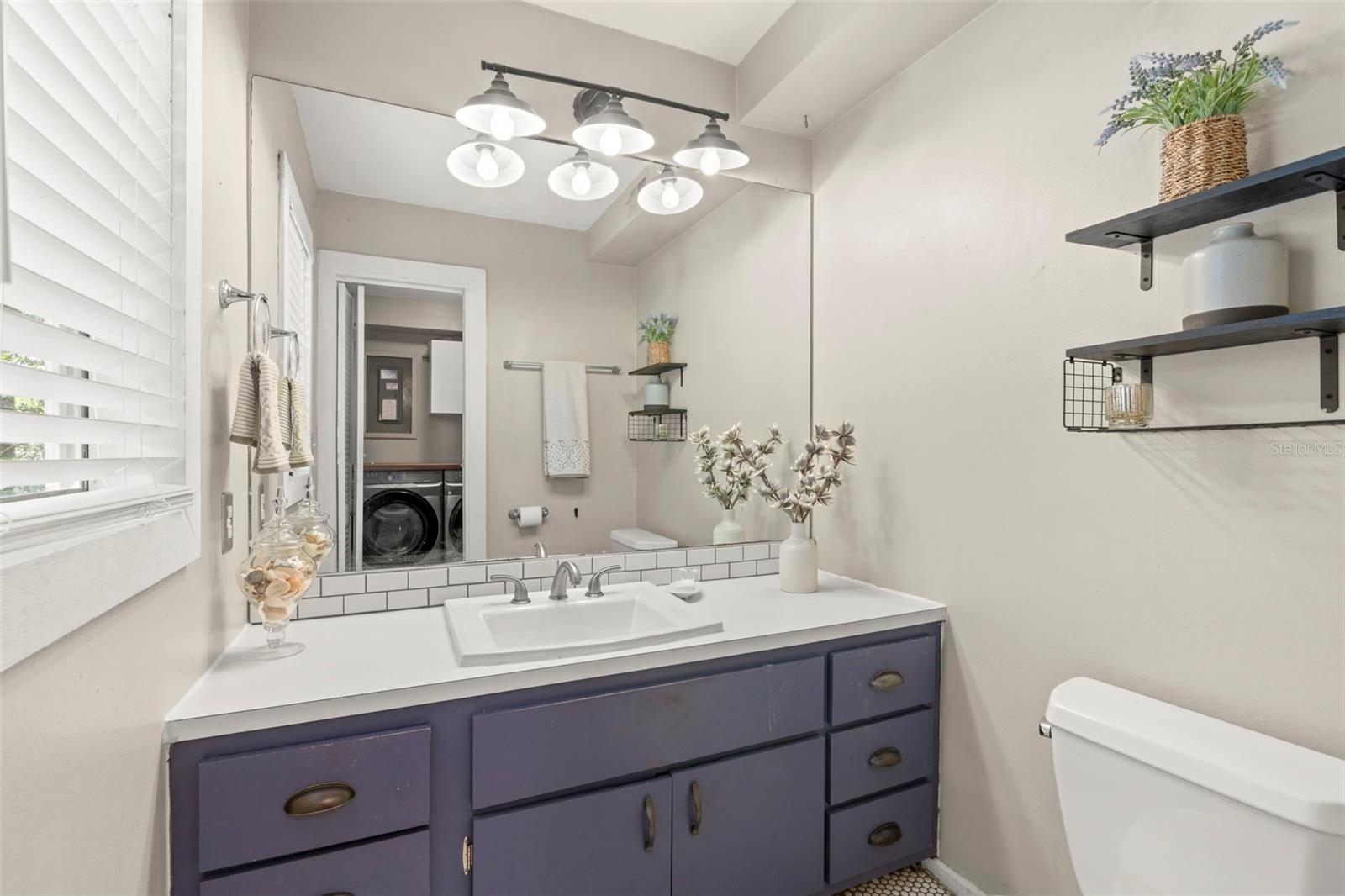 Second floor half bath