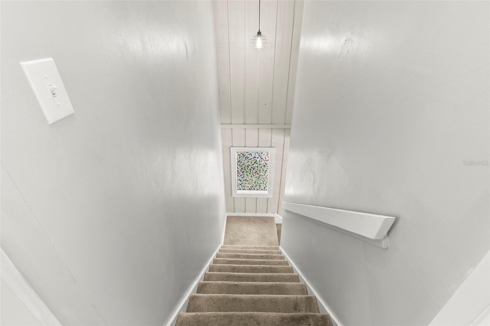 Stairs to top floor