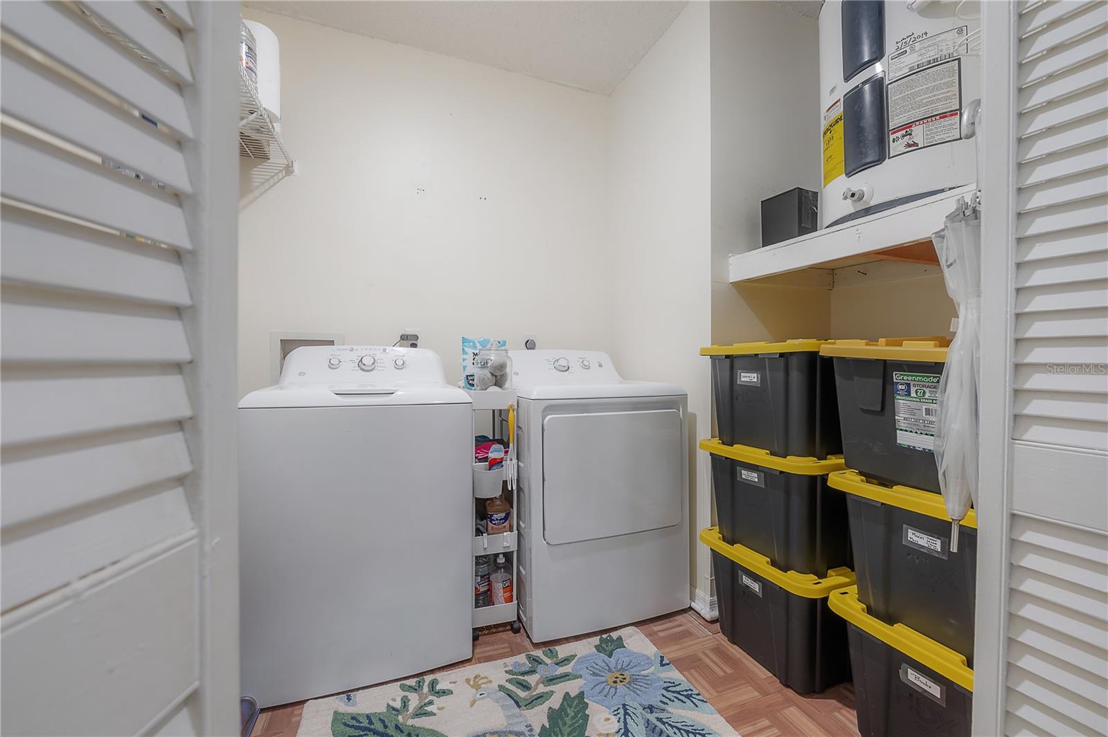 So much storage in the laundry room!