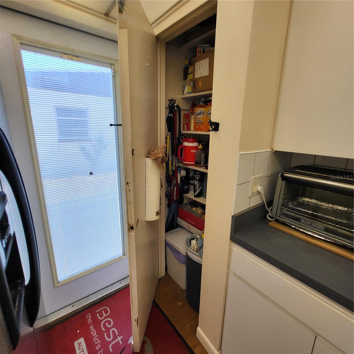 Built-in pantry closet