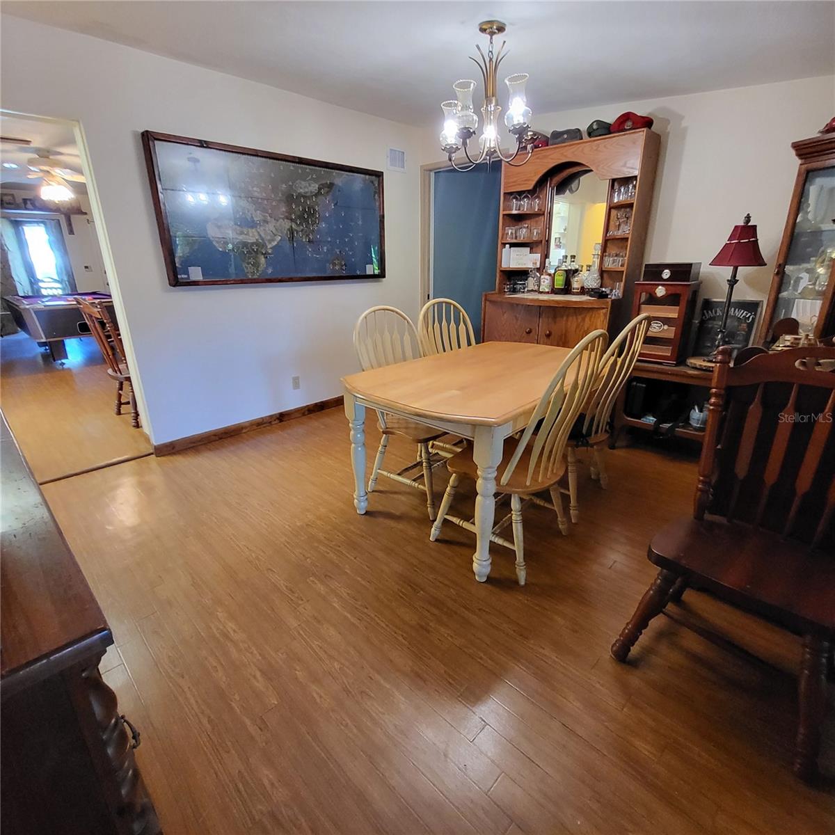 Formal dining room is easily accessible from kitchen
