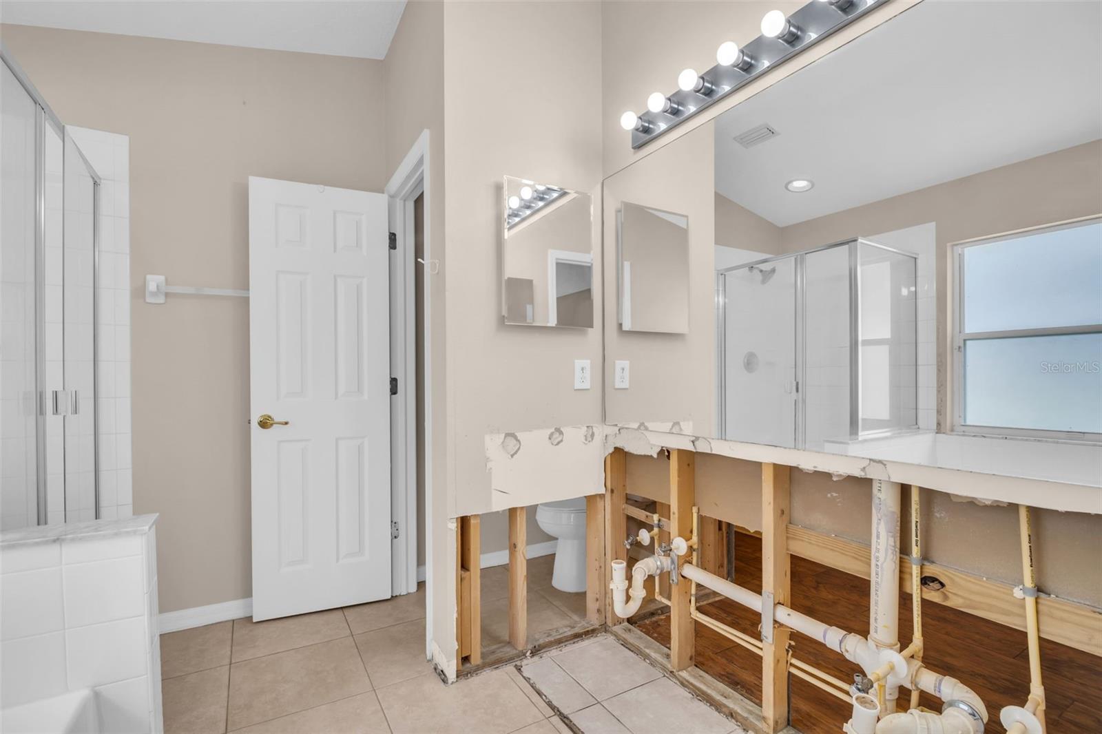 En suite bathroom