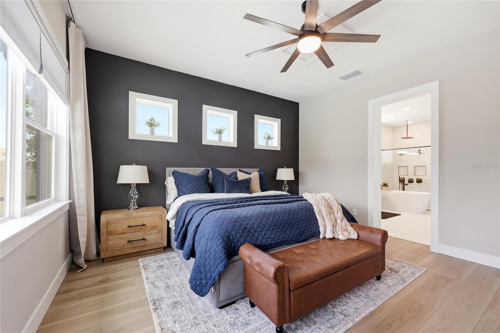 Spa-Inspired Primary Suite with Luxurious En-Suite