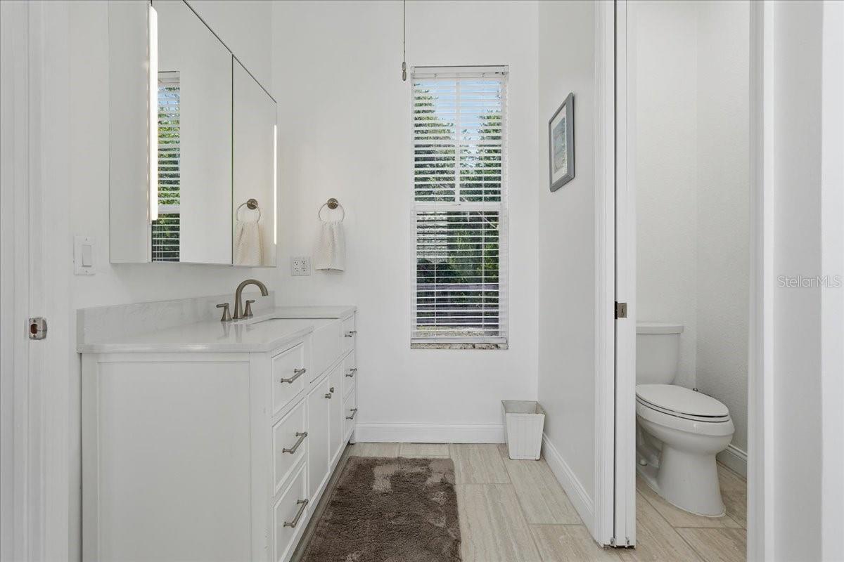 Separate water closet