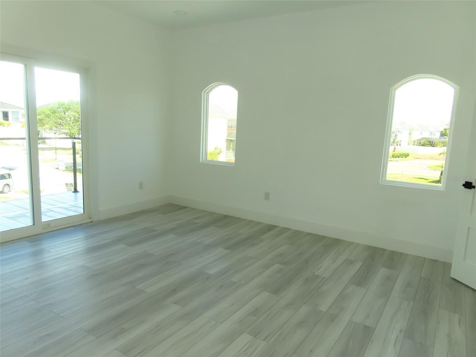 Bedroom with balcony