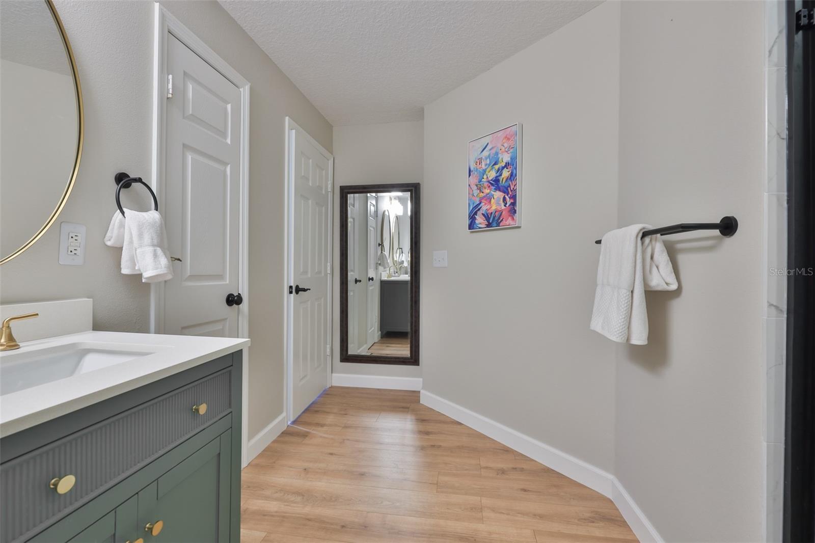 New bathroom with double sinks