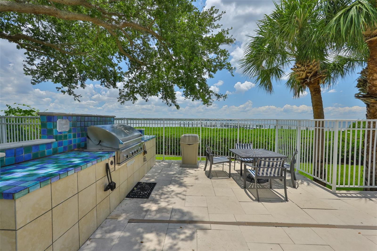 Heated saltwater pool