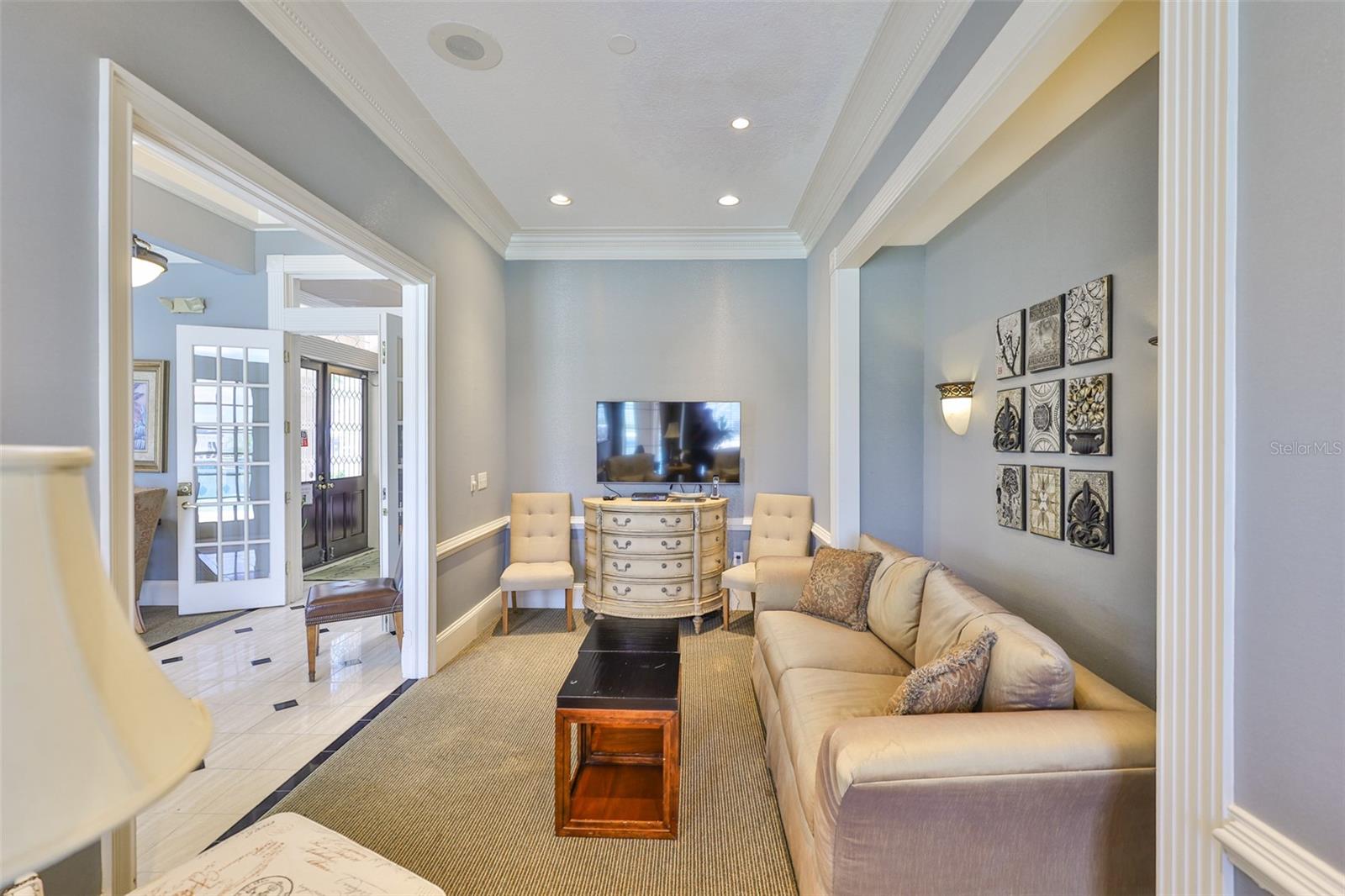 Clubhouse conference area