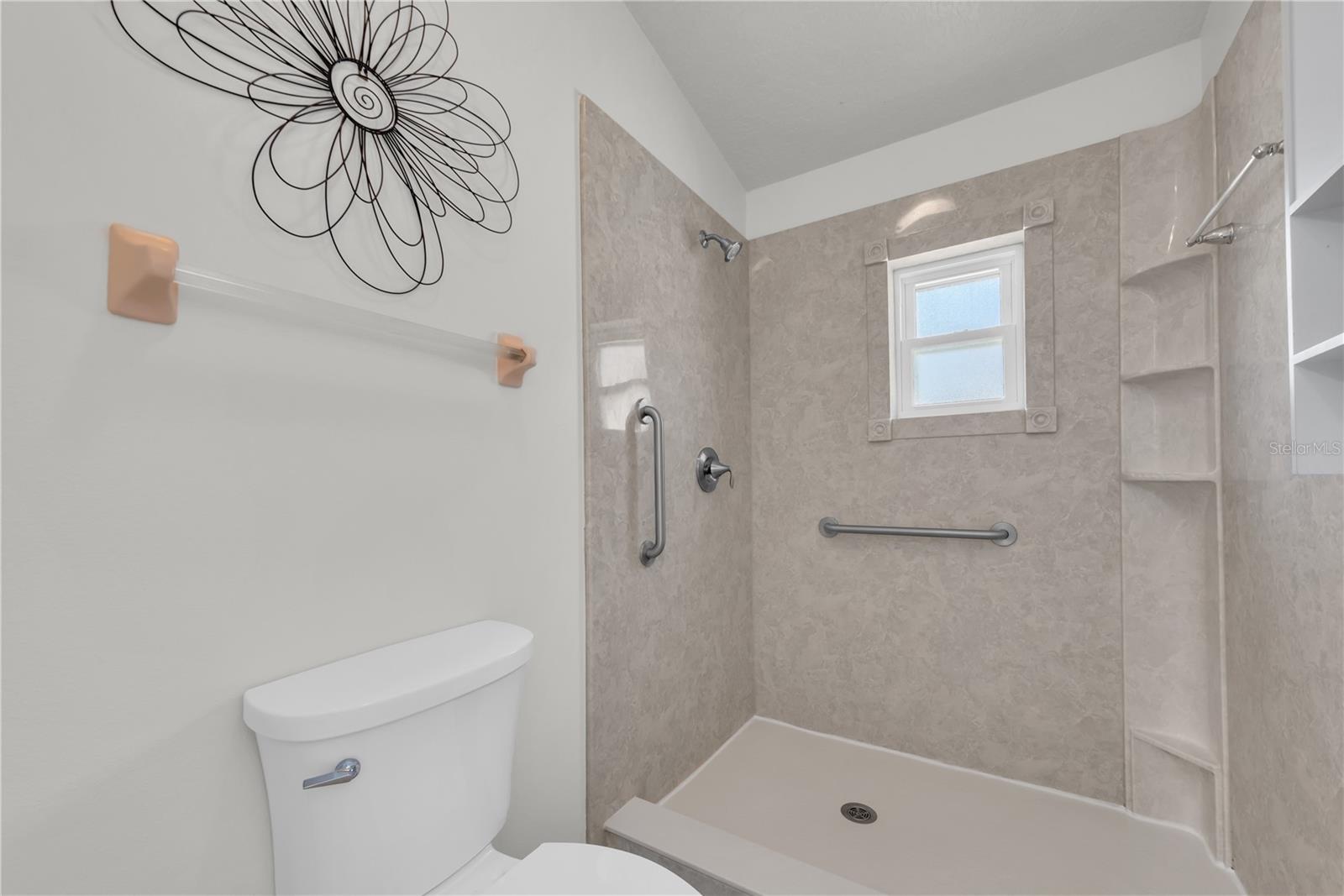 Primary Bedroom Bathroom with New Shower