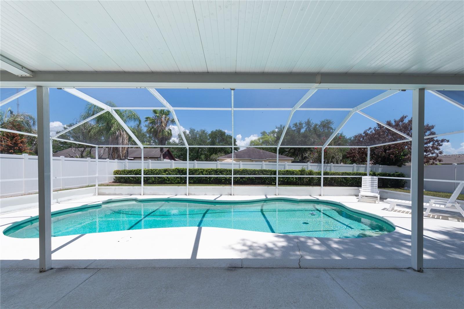 Covered Patio and Pool Deck