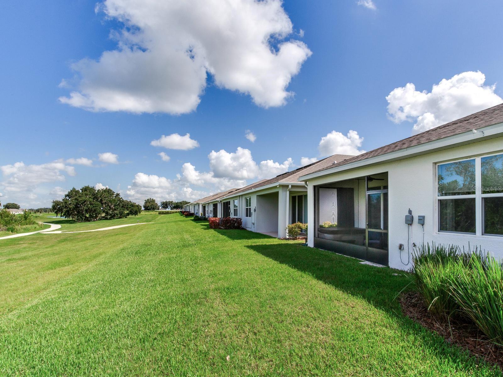 Back of house leading to walking trails