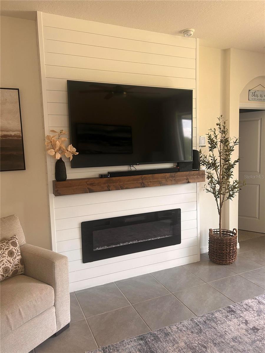 New Fireplace wall