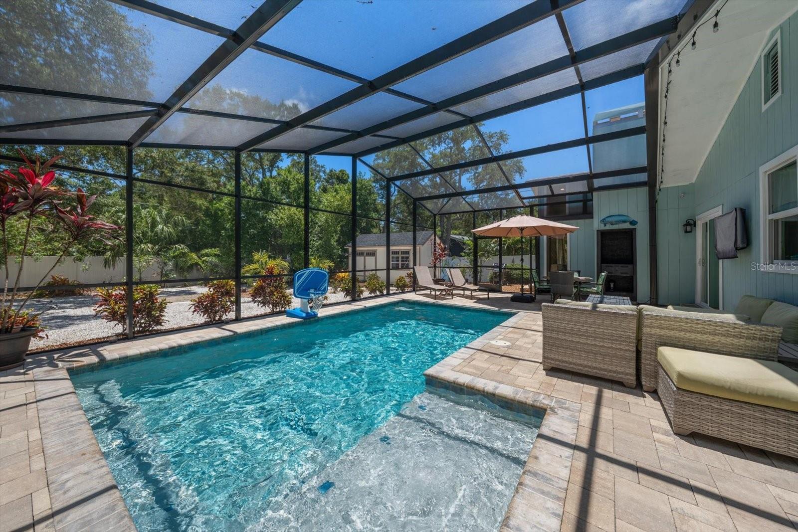 Heated, saltwater pool (2024)