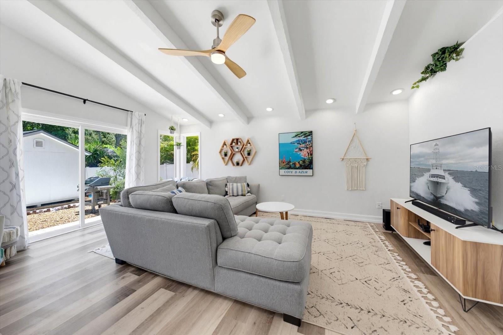 Vaulted ceilings