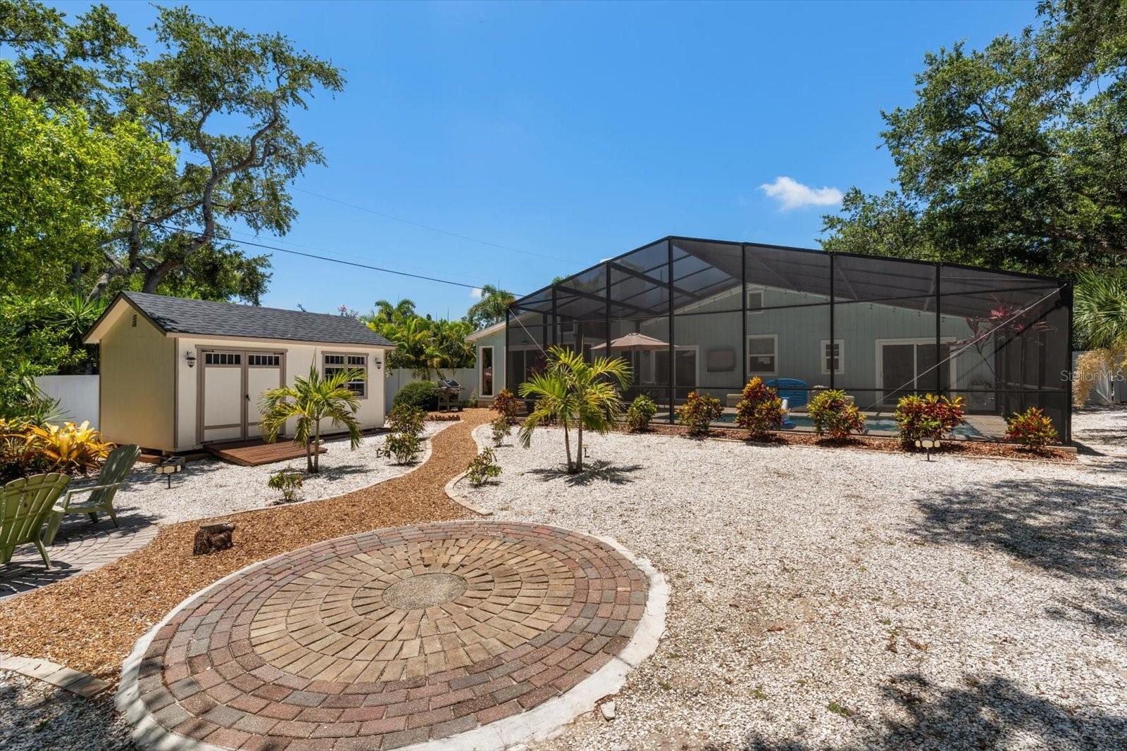 HUGE fenced yard, beautifully landscaped