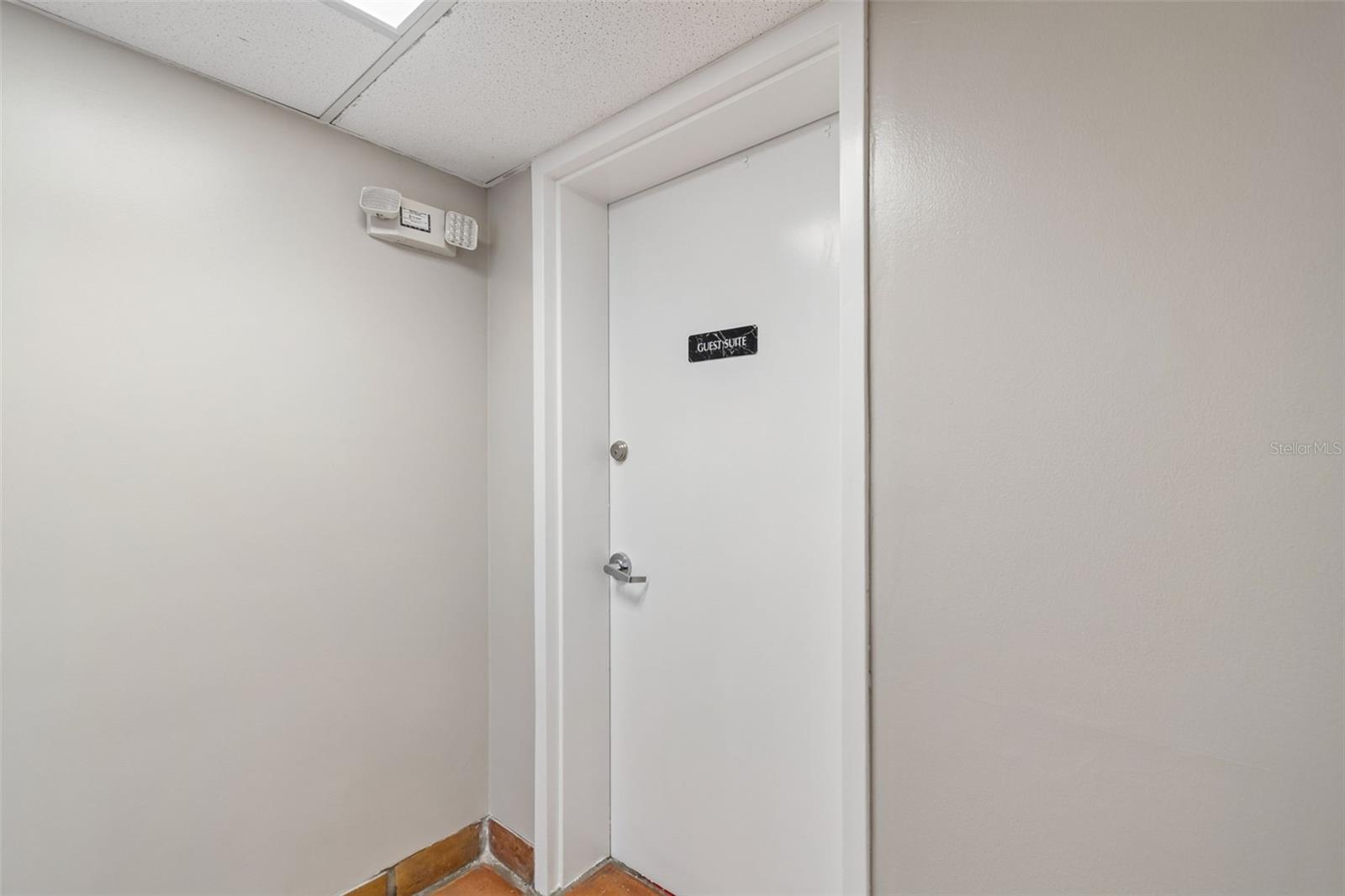 Available Guest Suite for owner's visitors