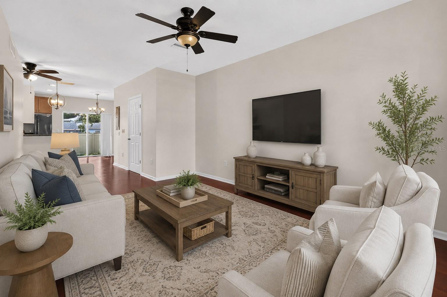 Living Room Staged
