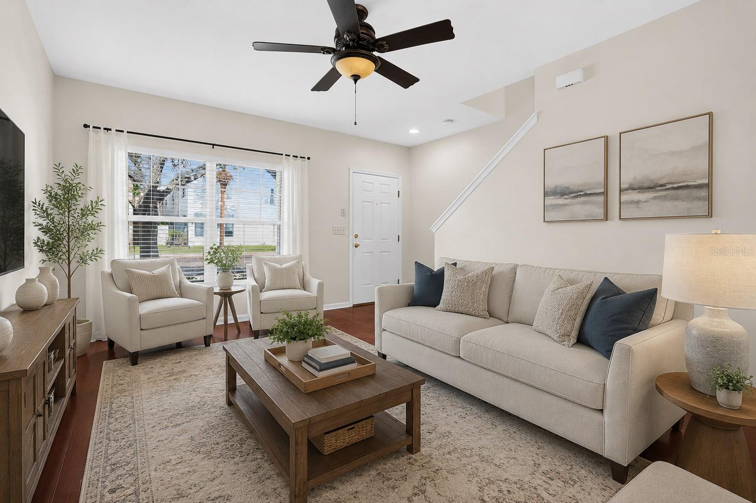 Living Room Staged
