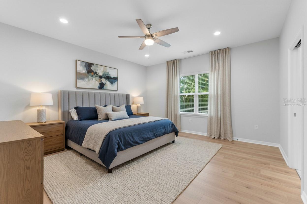 Primary Bedroom - virtually staged