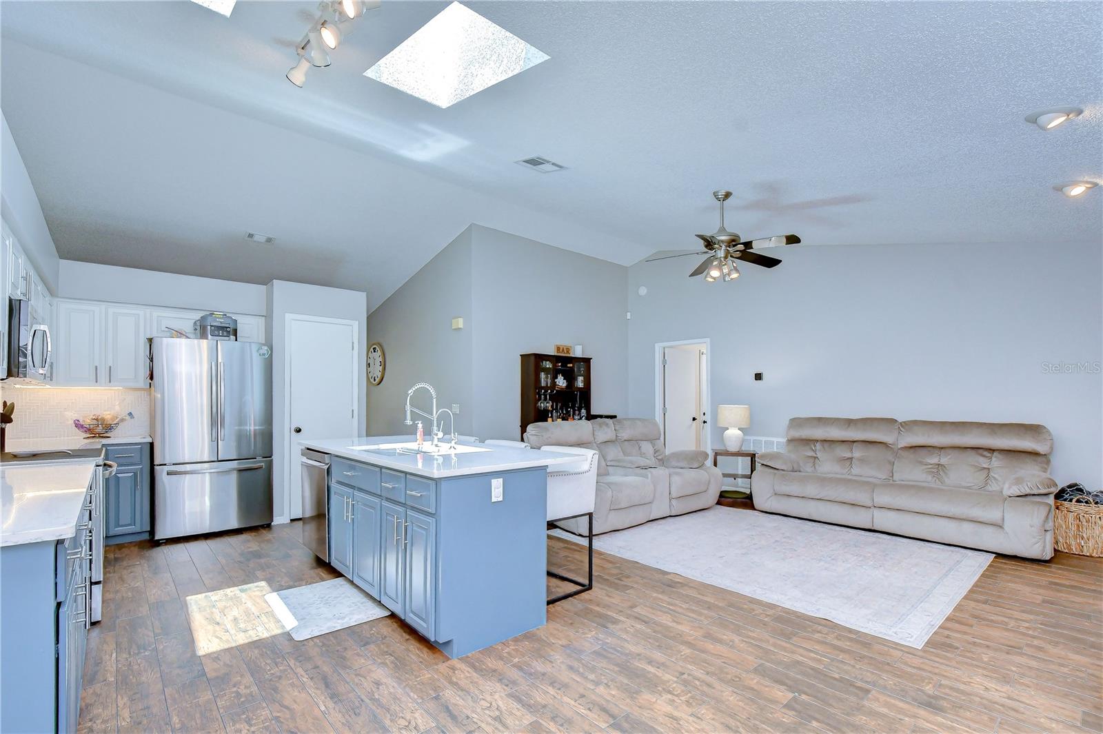 Open-concept design perfect for entertaining.