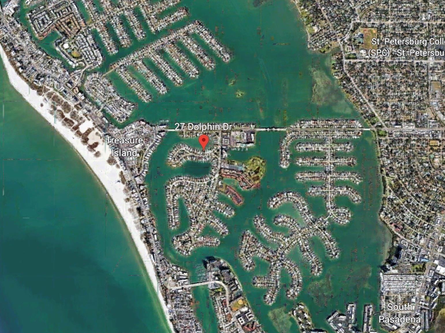 aerial view of the area