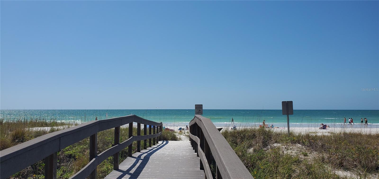 Entrance to the beach