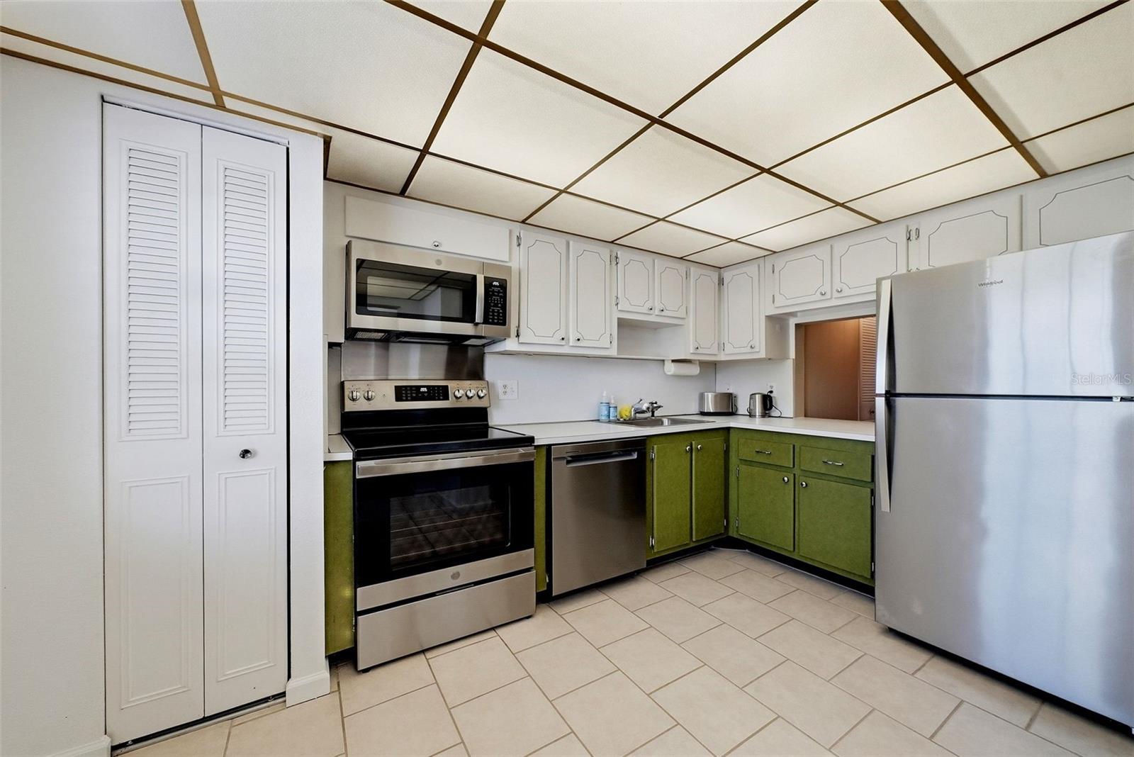 Kitchen with pantry storage