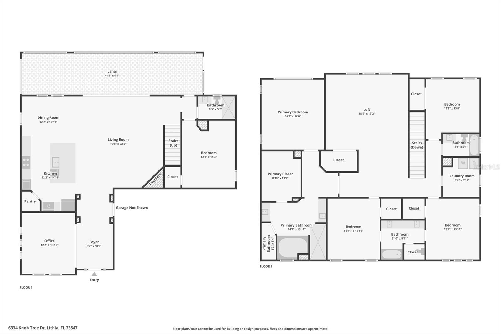 Floorplan - Level 1 and 2