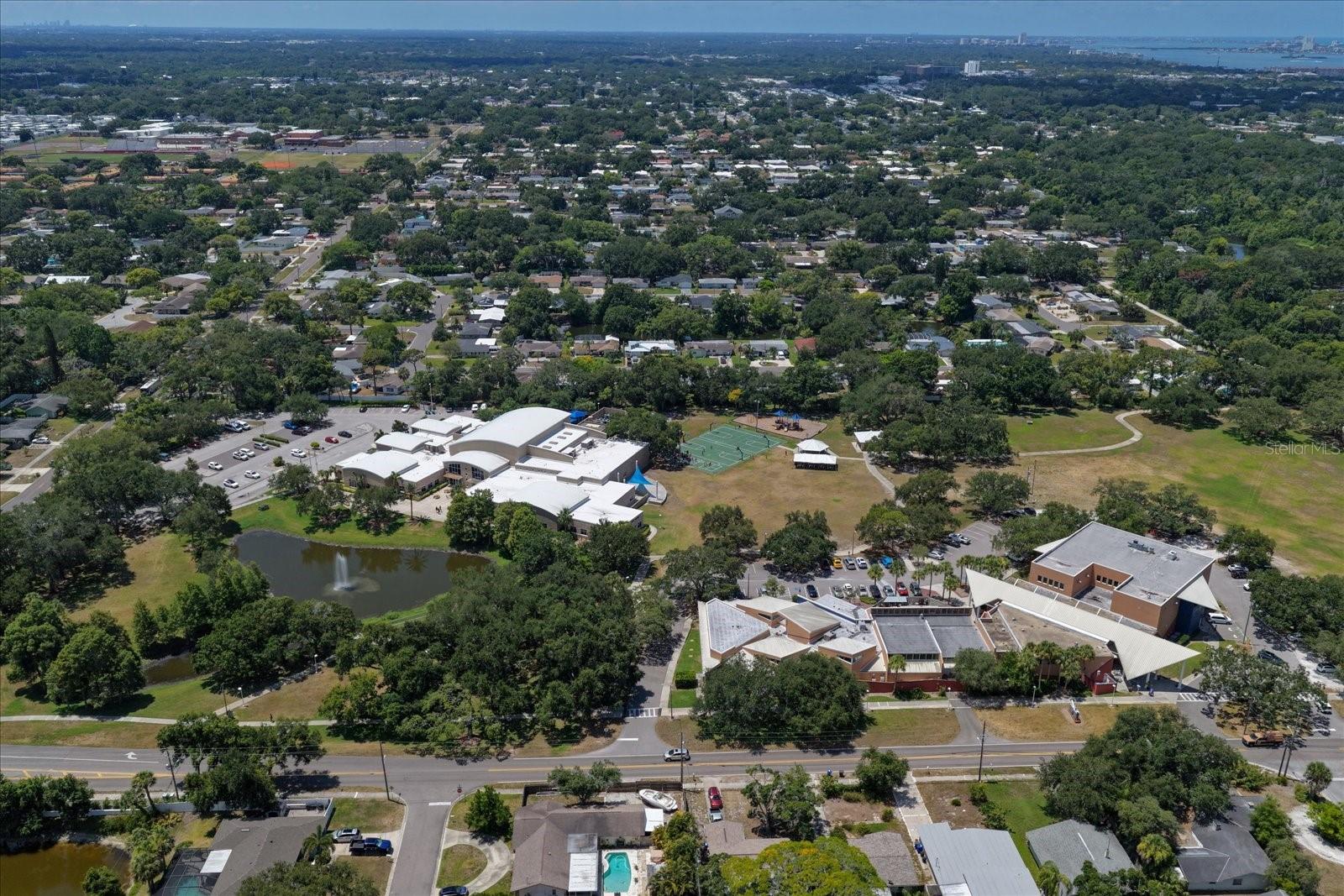 Dunedin Community Center, Dunedin Fine Art Center, Basketball Courts, Passive Park Space, Highlander Aquatic Center just a few blocks away!