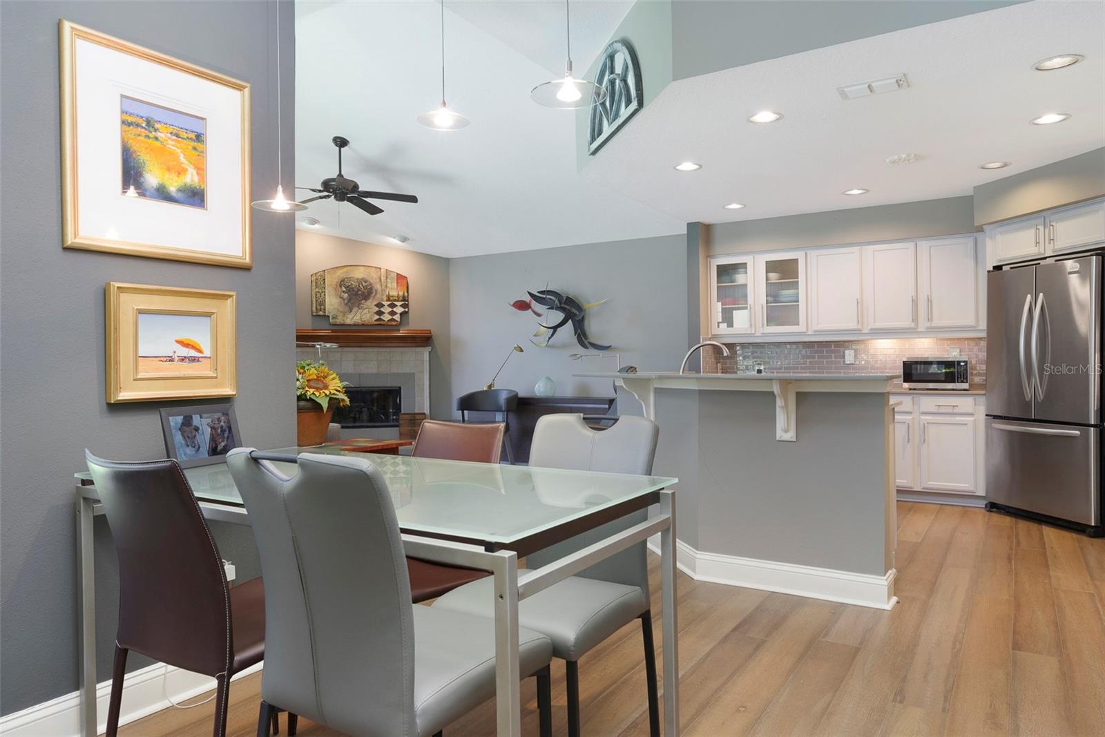 Breakfast area in Kitchen