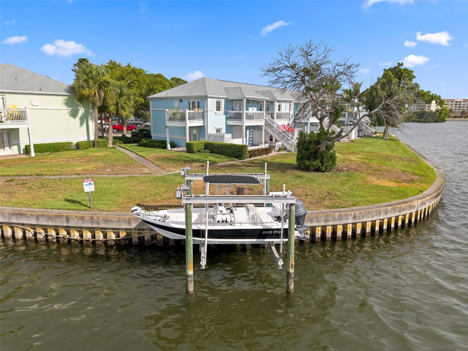 Boat slip sold separately