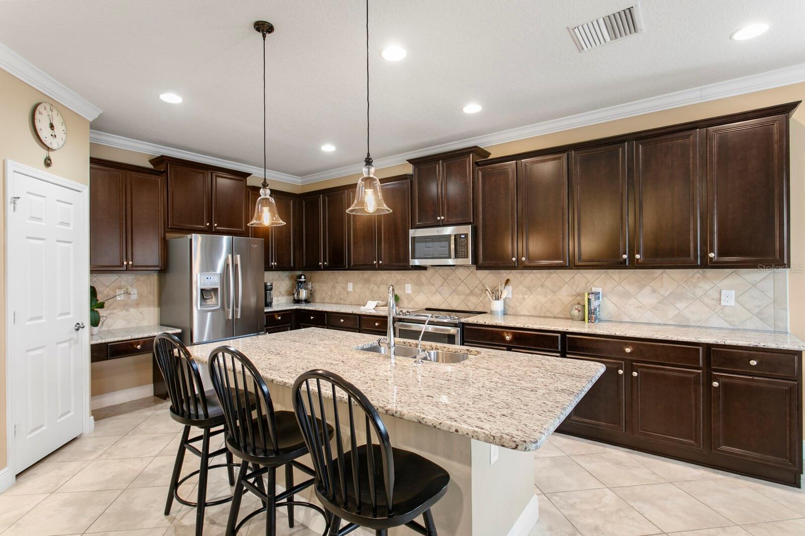 Large kitchen with tons of cabinet storage