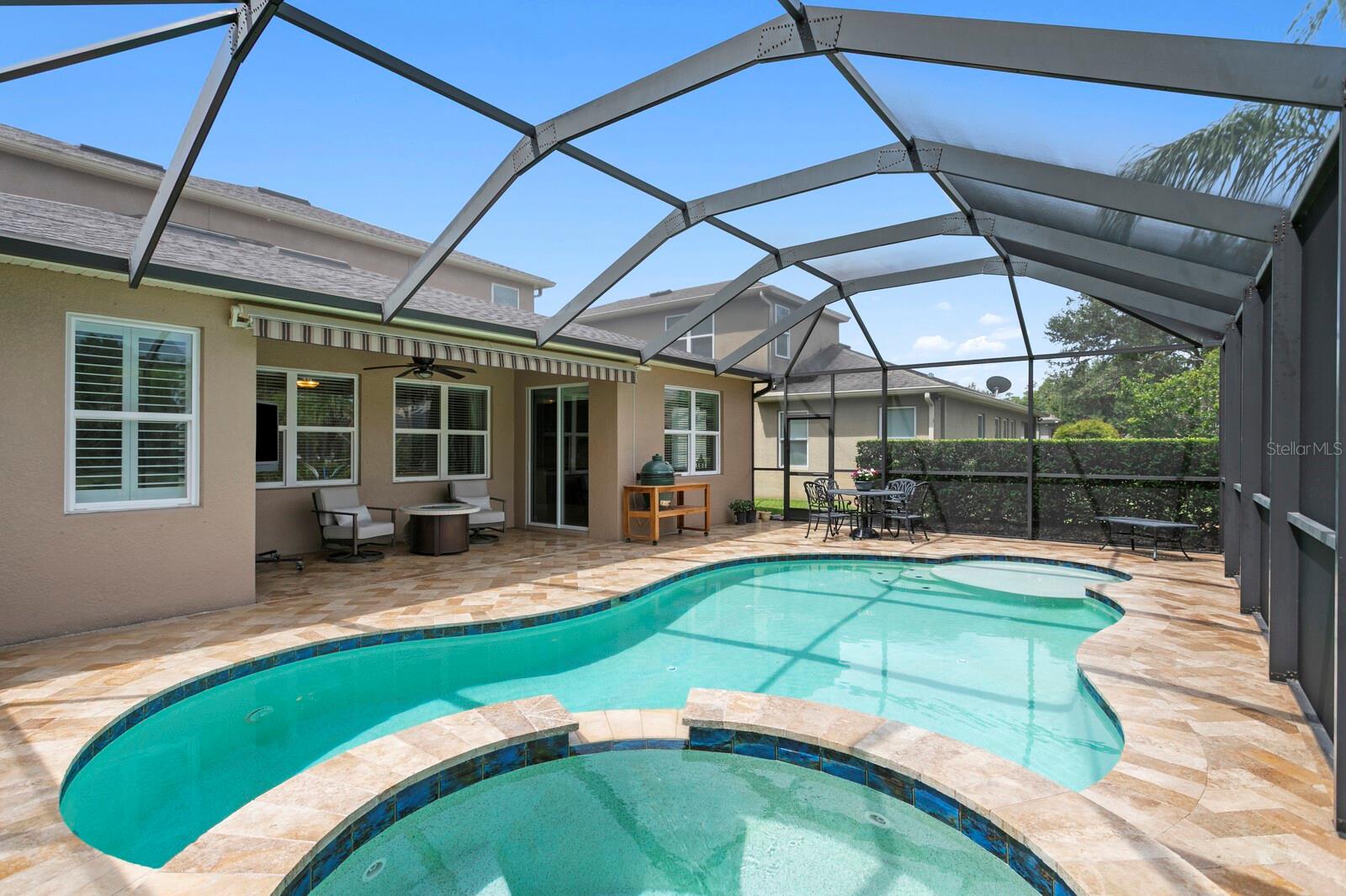 Nearly 1,100sqft lanai space for entertaining