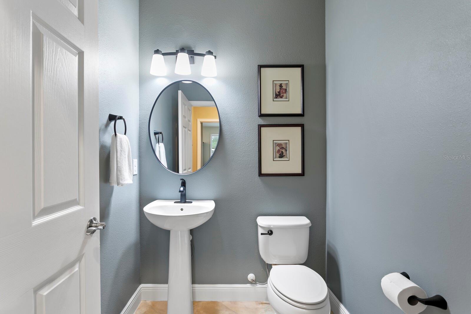 Remodeled 1st floor half bath