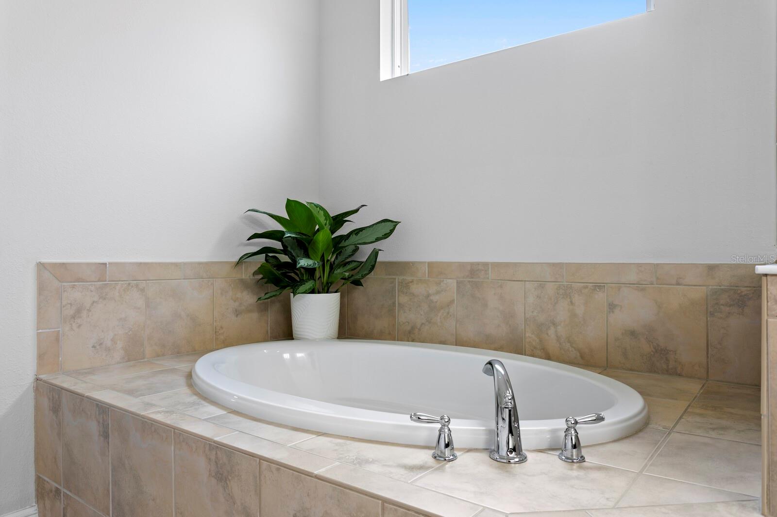 Large garden tub